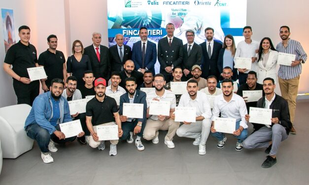 FINCANTIERI: CONSEGNATI I DIPLOMI AI PRIMI GIOVANI DEL “PROGETTO TUNISIA”