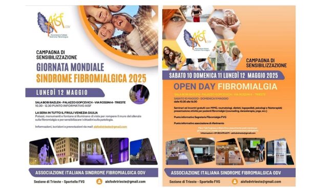 Giornata Mondiale della Fibromialgia: a maggio numerose le iniziative organizzate in regione dalla Segreteria Fibromialgia FVG