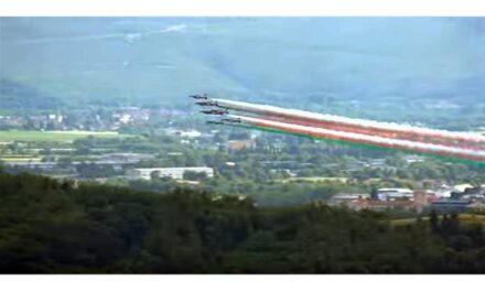 SORVOLO FRECCE TRICOLORI A GORIZIA PER IL GIRO D’ITALIA 2025