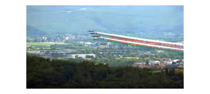 SORVOLO FRECCE TRICOLORI A GORIZIA PER IL GIRO D’ITALIA 2025