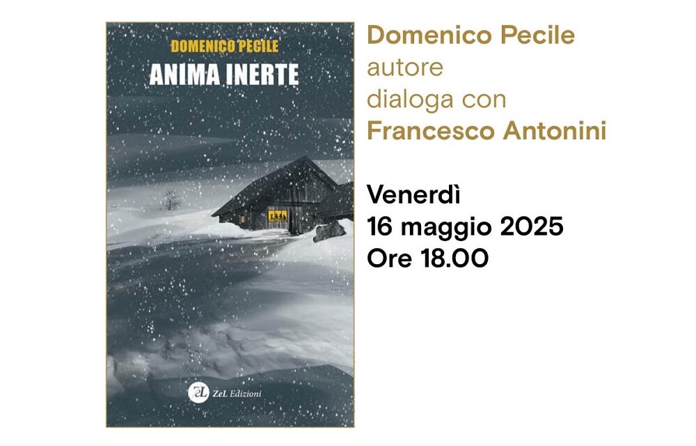 Domenico Pecile presenta il suo libro “Anima inerte” all’Antico Caffè San Marco