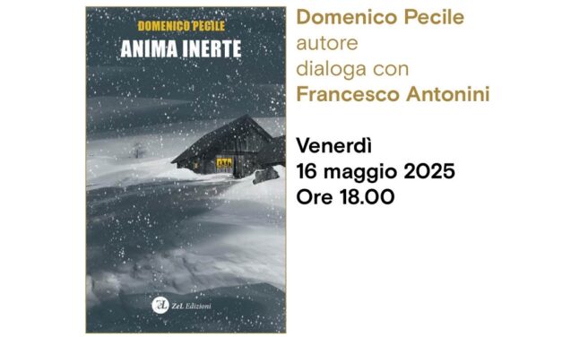 Domenico Pecile presenta il suo libro “Anima inerte” all’Antico Caffè San Marco