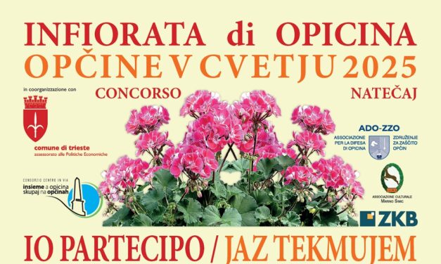 ANCORA APERTE  FINO AL 28 GIUGNO LE ISCRIZIONI GRATUITE  ALLA XVI EDIZIONE DELL’INFIORATA DI OPICINA 2025