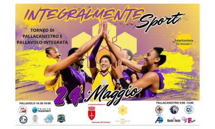 SABATO 24 MAGGIO, PALACHIARBOLA TERZA GIORNATA INTEGRALMENTE SPORT