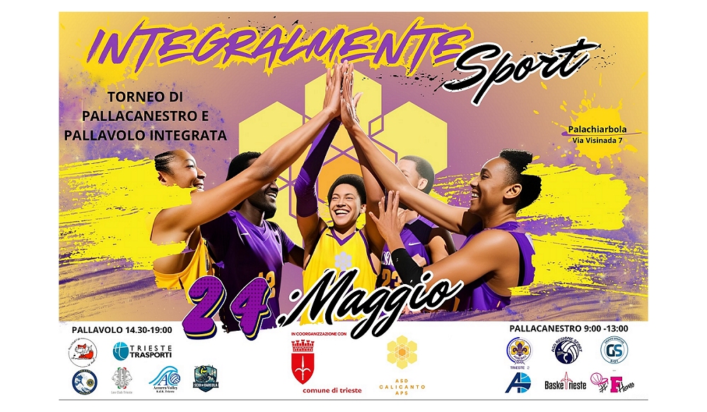 SABATO 24 MAGGIO, PALACHIARBOLA TERZA GIORNATA INTEGRALMENTE SPORT