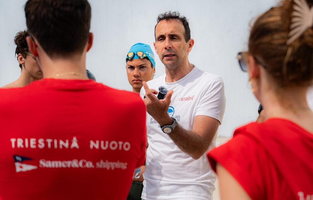 I GIOVANI NUOTATORI DELLA TRIESTINA NUOTO HANNO INCONTRATO MIKE MARIC, EX APNEISTA ED ESPERO DI RESPIRAZIONE