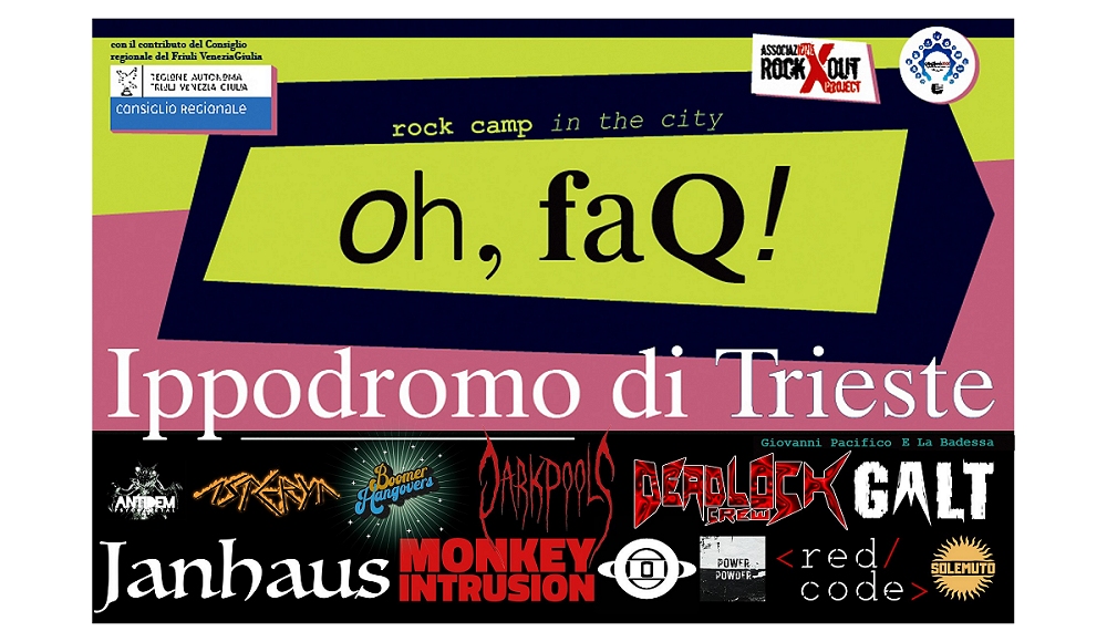 “Oh FAQ!”: a Trieste il Rock Camp in the city