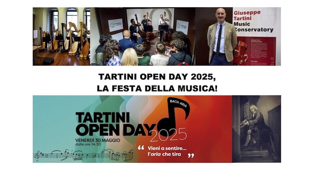 TARTINI OPEN DAY, torna la FESTA DELLA MUSICA! 4 ore di concerti per scoprire “Che aria tira”