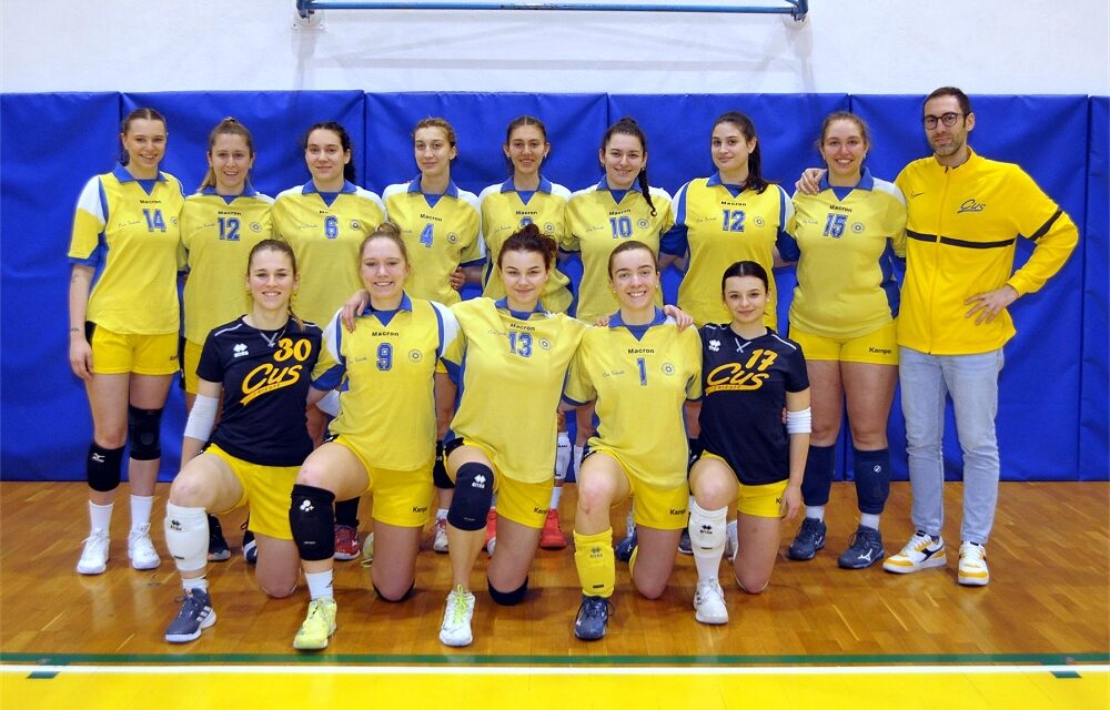 PALLAVOLO FEMMINILE: IL CUS TRIESTE, DOPO 12 ANNI, TORNA A GIOCARE LA FASE FINALE DEI CAMPIONATI NAZIONALI UNIVERSITARI AD ANCONA