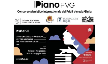26° CONCORSO PIANISTICO INTERNAZIONALE BIENNALE PIANO FVG: DA MARTEDÌ 6 A SABATO 10 MAGGIO, 70 PIANISTI DA TUTTO IL MONDO INVADONO SACILE