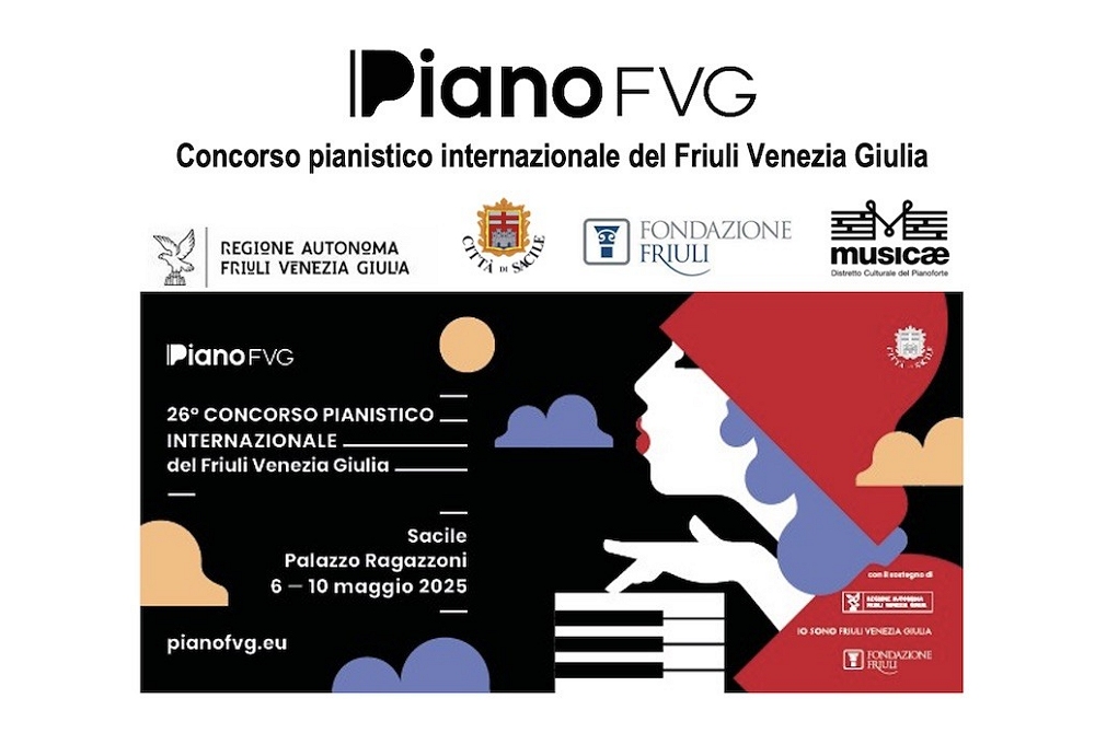 PIANO FVG: NELL’AMBITO DEL CONCORSO PIANISTICO INTERNAZIONALE IN PROGRAMMA GIOVEDÌ 8 MAGGIO, IL CONVEGNO INTERNAZIONALE “CEI PIANO FORUM 2025 – GO! BORDERLESS”