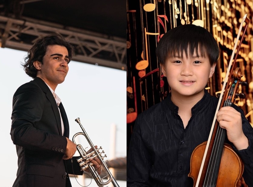 MUSICA, QUINTA GIUSTA: SI CONCLUDE MARTEDÌ 27 MAGGIO A GORIZIA L’EDIZIONE 2025 CON IL CONCERTO DI RAPHAËL HORRACH ALLA TROMBA E JAYDEN KING AL VIOLINO