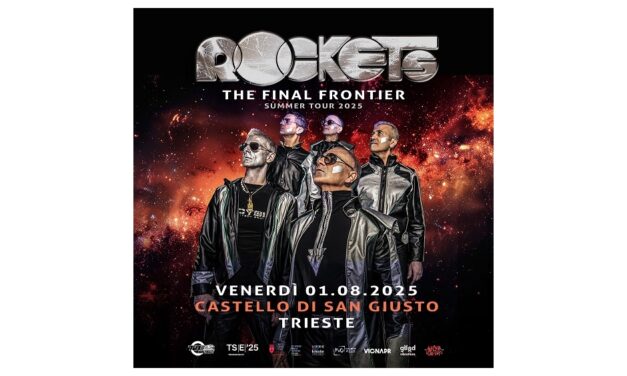 I ROCKETS celebrano i 50 anni di carriera venerdì 1 agosto al Castello di San Giusto a Trieste con “The Final Frontier Tour”