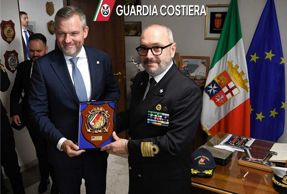 IL PRESIDENTE DELLA REPUBBLICA SLOVACCA VISITA IL PORTO DI TRIESTE
