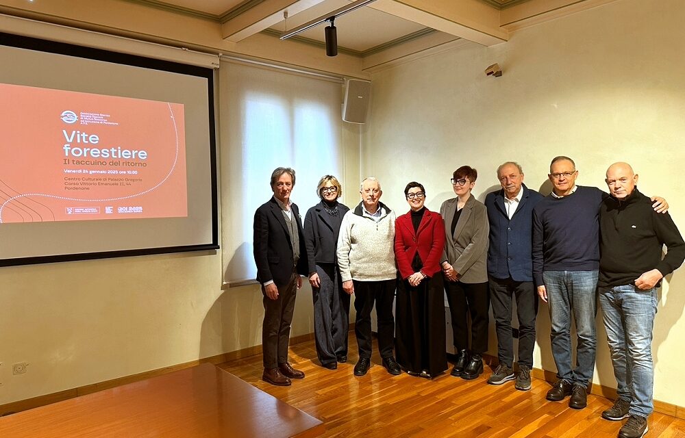 IL PROGETTO “VITE FORESTIERE” DELLA STORICA SOCIETÀ OPERAIA DI PORDENONE PROPONE “IL TACCUINO DEL RITORNO” COME CONTRIBUTO CREATIVO AL TURISMO DELLE RADICI