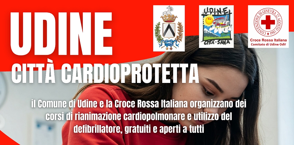Corsi di rianimazione cardiopolmonare e utilizzo BLSD – Progetto “Udine Città Cardioprotetta”