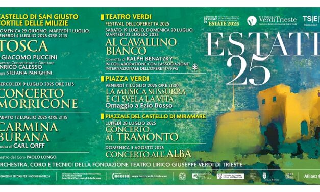 Torna l’estate musicale del Teatro Verdi con “Il Suono di Trieste” all’interno di Trieste Estate 2025