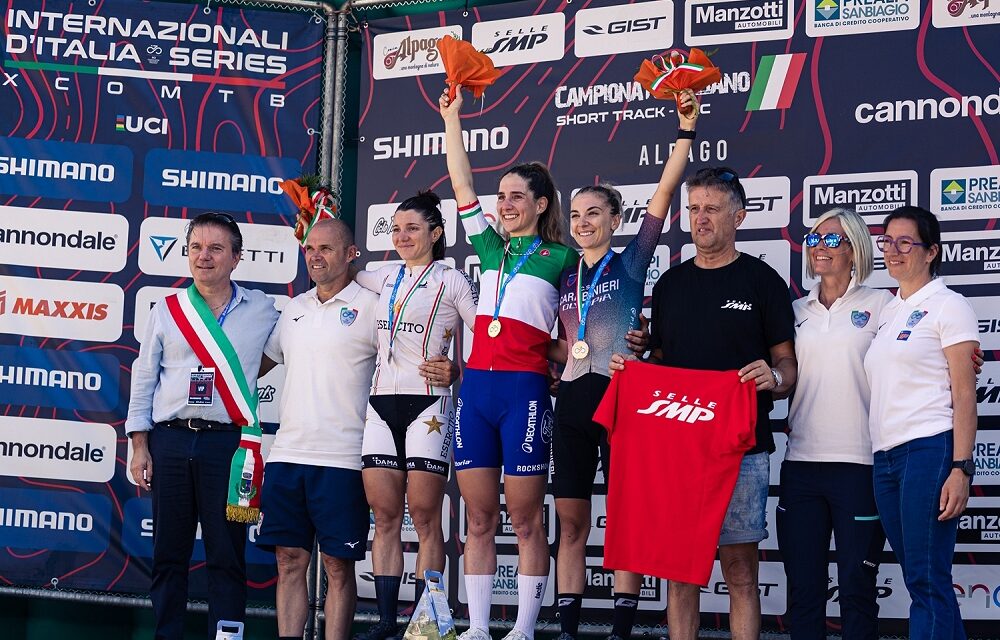 JURI ZANOTTI E GRETA SEIWALD CAMPIONI ITALIANI DI SHORT TRACK AD ALPAGO BIKE FUNTASTIC