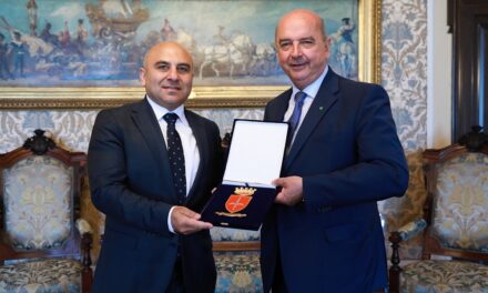 L’AMBASCIATORE DELLA REPUBBLICA DELL’AZERBAIGIAN, RASHAD ASLANOV, È STATO RICEVUTO IN MUNICIPIO DAL SINDACO ROBERTO DIPIAZZA