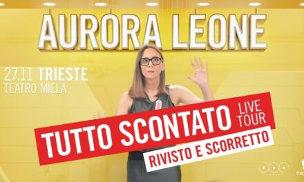 AURORA LEONE per la prima volta in scena a Trieste il 27 novembre 2025 al Teatro Miela con “Tutto Scontato”