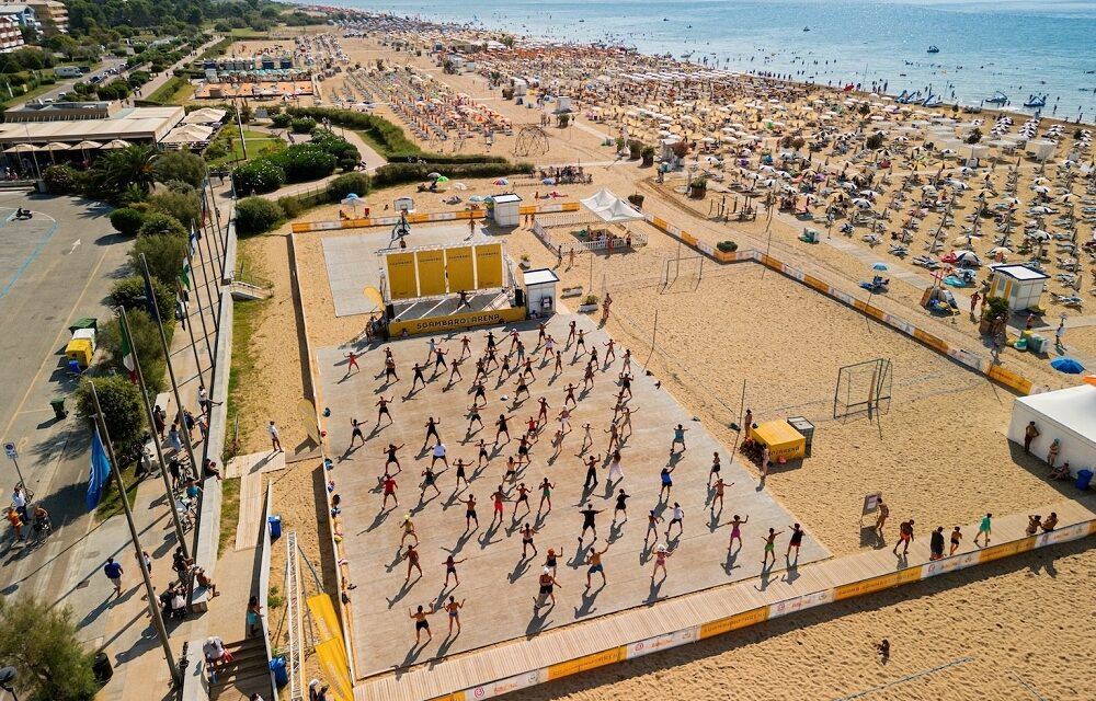 BIBIONE OFFRE LO SPORT SUL MARE: ALLENAMENTI GRATIS PER TUTTA L’ESTATE
