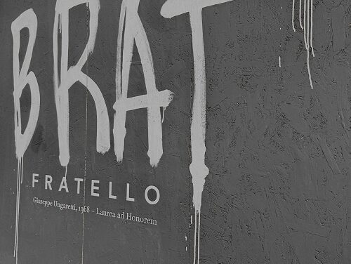 PROROGATA FINO A DOMENICA 22 GIUGNO AL CASTELLO DI SAN GIUSTO “BRAT-FRATELLO” DI DAVIDE COMELLI ISPIRATA AL DISCORSO DI LAUREA DI GIUSEPPE UNGARETTI