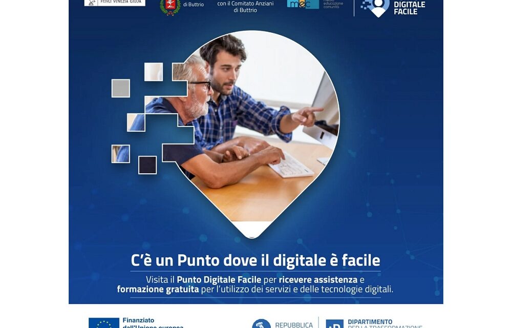 A Buttrio arriva il “Punto digitale facile”: tecnologia alla portata di tutti
