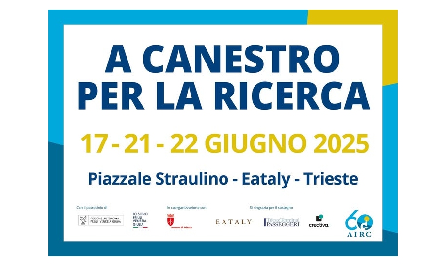 GIOVEDÌ 19, VENERDÌ 20, SABATO 21 E DOMENICA 22 GIUGNO IN PIAZZALE STRAULINO – NICOLÒ RODE SI SVOLGERÀ LA MANIFESTAZIONE “A CANESTRO PER LA RICERCA”: PROVVEDIMENTI IN LINEA DI VIABILITÀ
