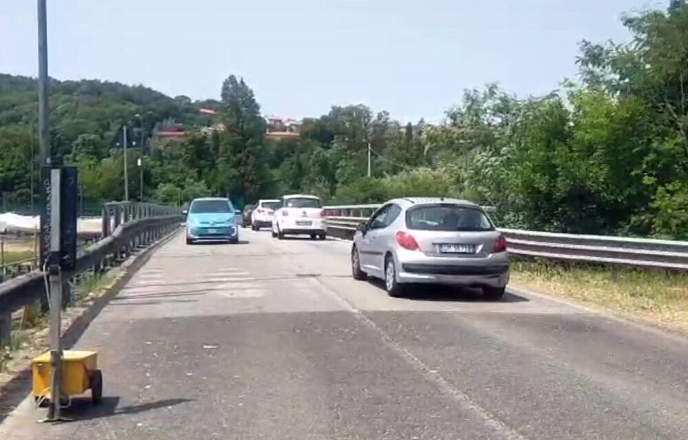 Cantiere ponte sull’Ospo: 209 veicoli sanzionati