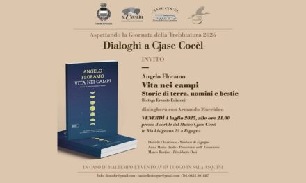 “Dialoghi a Cjase Cocèl”: Angelo Floramo presenta “Vita nei campi” a Fagagna venerdì 4 luglio