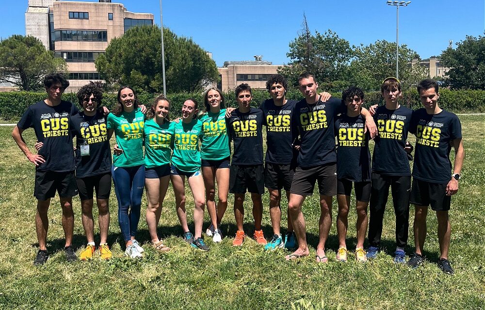 CAMPIONATI NAZIONALI UNIVERSITARI DI ATLETICA LEGGERA: IL CUS TRIESTE AD ANCONA CONQUISTA 3 MEDAGLIE
