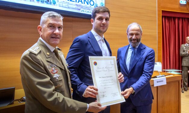 FINCANTIERI-CASD: CONSEGNATO IL PREMIO DI DOTTORATO ALLA MEMORIA DEL “GENERALE CLAUDIO GRAZIANO”