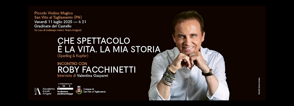 ROBY FACCHINETTI OSPITE SPECIALE AL PICCOLO VIOLINO MAGICO A SAN VITO AL TAGLIAMENTO