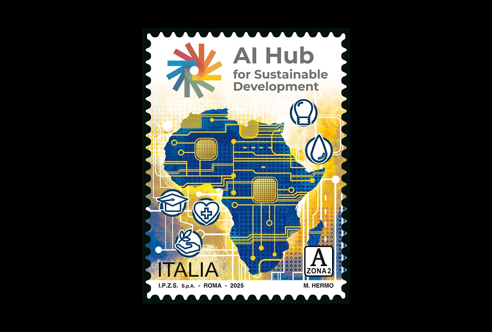 POSTE ITALIANE: emesso francobollo “Centro per l’intelligenza artificiale in Africa”