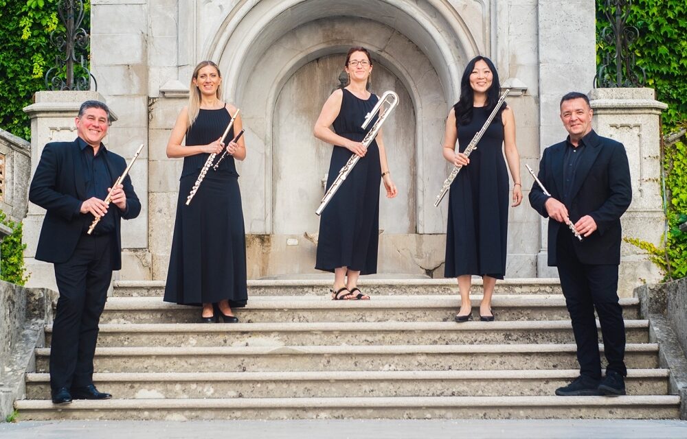 Golden Sound Flute Quintet nella Casa del Prosekar a Prosecco