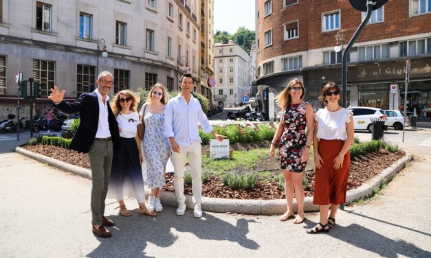 COMUNE DI TRIESTE-PERLA IMMOBILIARE: RINNOVATA L’AREA VERDE IN LARGO RIBORGO GRAZIE ALLA COLLABORAZIONE PUBBLICO-PRIVATO