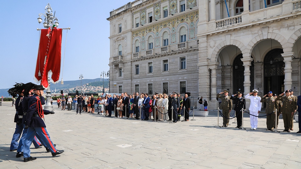 CELEBRATA LA GIORNATA DELLA LIBERAZIONE DI TRIESTE NELL’80 ESIMO ANNIVERSARIO DELLA FINE DELL’ OCCUPAZIONE JUGOSLAVA