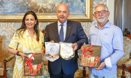UNA DELEGAZIONE UFFICIALE DEL DISTRETTO LIONS DEL MAROCCO È STATA RICEVUTA IN MUNICIPIO DAL SINDACO ROBERTO DIPIAZZA