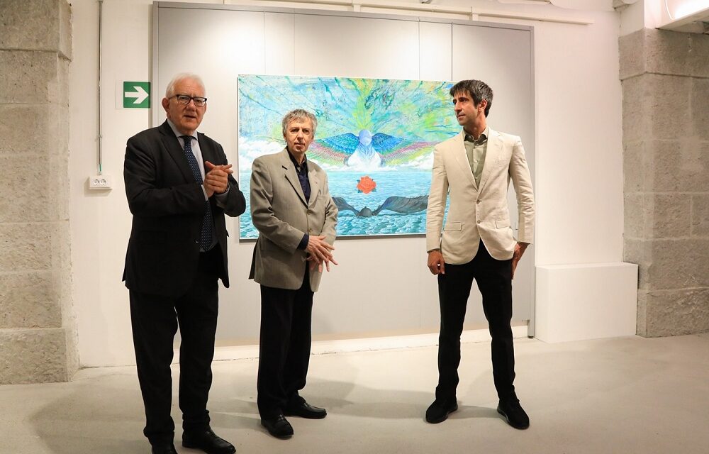 PRESENTATA NELLA SALA ARTURO NATHAN DEL MAGAZZINO 26 DEL PORTO VECCHIO-PORTO VIVO DI TRIESTE LA MOSTRA “MONDI ASTRALI” DI CARMELO NINO TROVATO A CURA DI SEBASTIANO DAVERIO