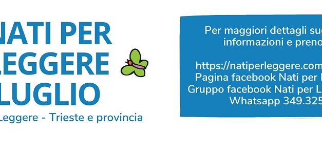 Appuntamenti Nati per Leggere luglio 2025