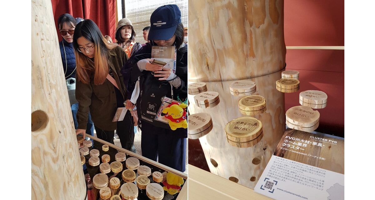 Ritorna in FVG l’opera simbolo delle foreste regionali esposta all’Expo di Osaka 2025