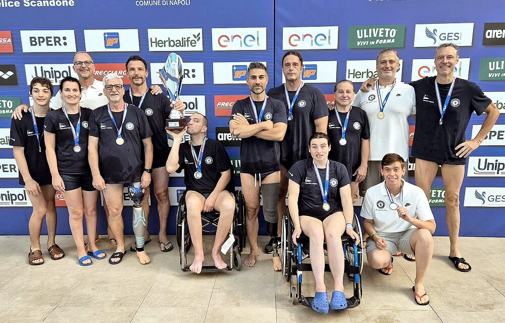 PALLANUOTO PARALIMPICA: FINAL-FOUR DELLA SERIE A SILVER DI NAPOLI TRIESTE BATTE IL CRAZY WAVES E CONQUISTA LO SCUDETTO!