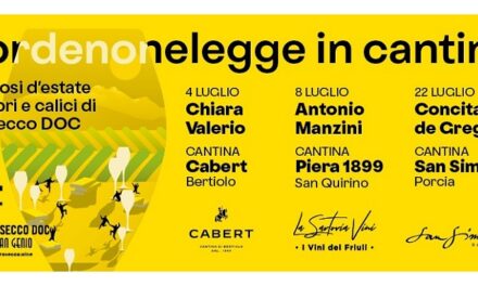 PORDENONELEGGE IN CANTINA, DAL 4 LUGLIO L’EDIZIONE 2025 CON CHIARA VALERIO, ANTONIO MANZINI E CONCITA DE GREGORIO, NELLE CANTINE FVG