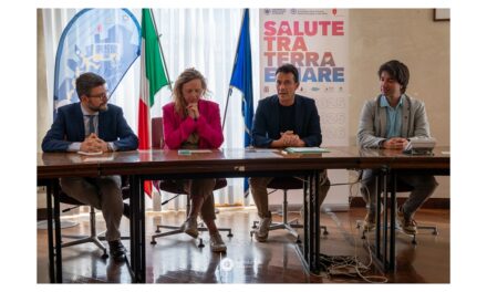 “SALUTE TRA TERRA E MARE”, PRESENTATA IN SALA GIUNTA L’INIZIATIVA IN PROGRAMMA A PARTIRE DA SABATO 21 GIUGNO