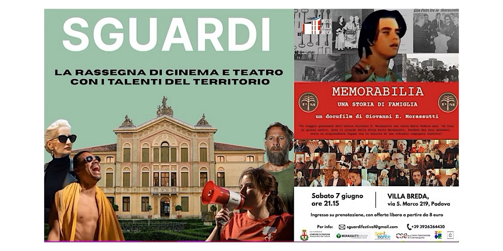 La rassegna “SGUARDI” patrocinata dal Centro Sperimentale di Cinematografia giunge al termine: tra le opere presentate anche “Memorabilia – Una Storia di Famiglia” di Giovanni E. Morassutti