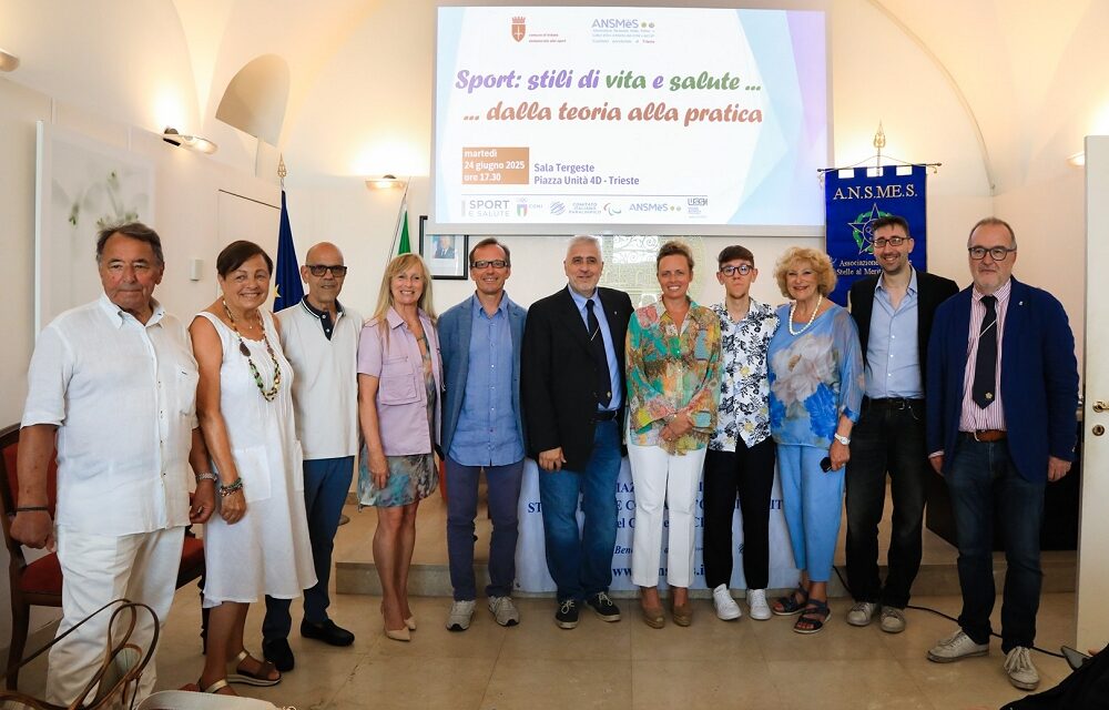 SI E’ SVOLTO IN SALA TERGESTE IL FORUM “SPORT: STILI DI VITA E SALUTE …DALLA TEORIA ALLA PRATICA”