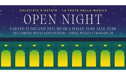 TOMADINI OPEN NIGHT 2025! Sabato 21 giugno al Conservatorio di Udine l’estate arriva in musica con la maratona di note a Palazzo Ottelio