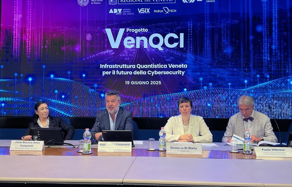 Cybersicurezza: nasce VENQCI, la prima rete di comunicazione quantistica tutta veneta