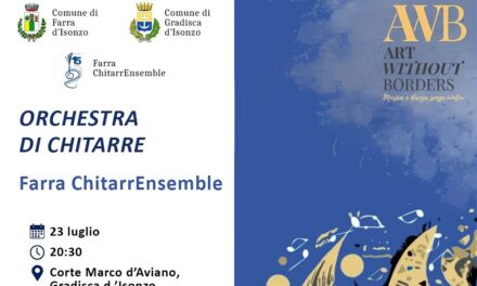 Il Farra ChitarrEnsemble in concerto con “Corde d’Estate. Ciak, si suona”: il 23 luglio nella storica corte Marco d’Aviano a Gradisca d’Isonzo un viaggio in musica tra i grandi classici del cinema