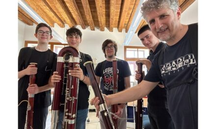 AL PARCO DI SAN VALENTINO DI PORDENONE ARRIVA L’ENSEMBLE DI FAGOTTI DEL CONSERVATORIO DI UDINE: “BASSI PROFONDI, ANIME LEGGERE”